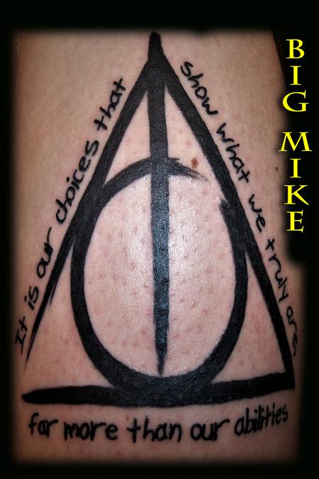 Big Mike - Harry Potter Tattoo & Script